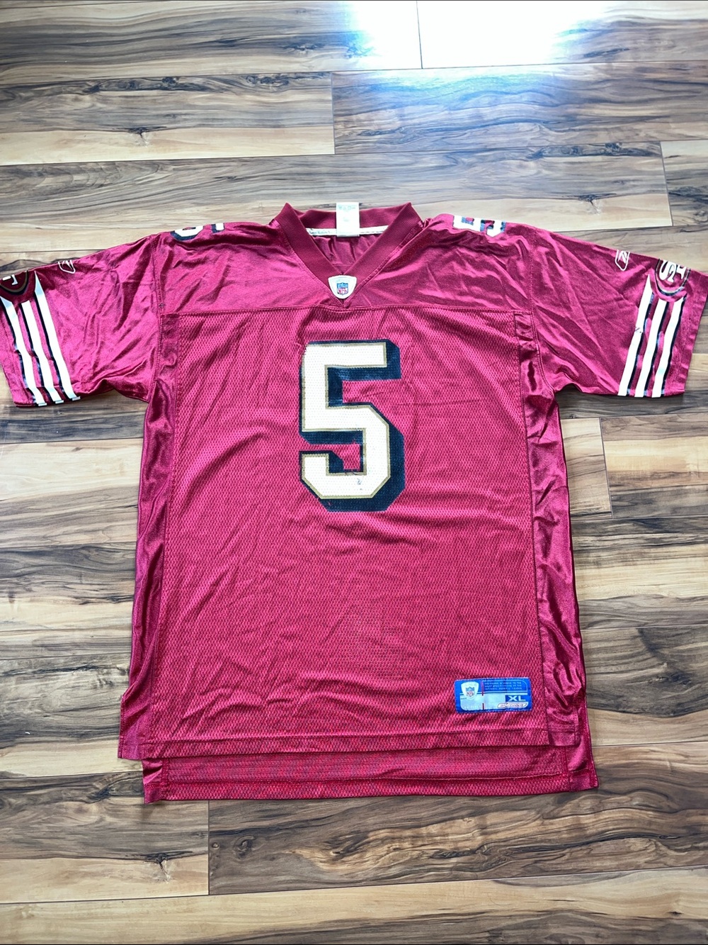 Reebok Vintage 49ers Jeff Garcia #5 NFL Nylon Jersey